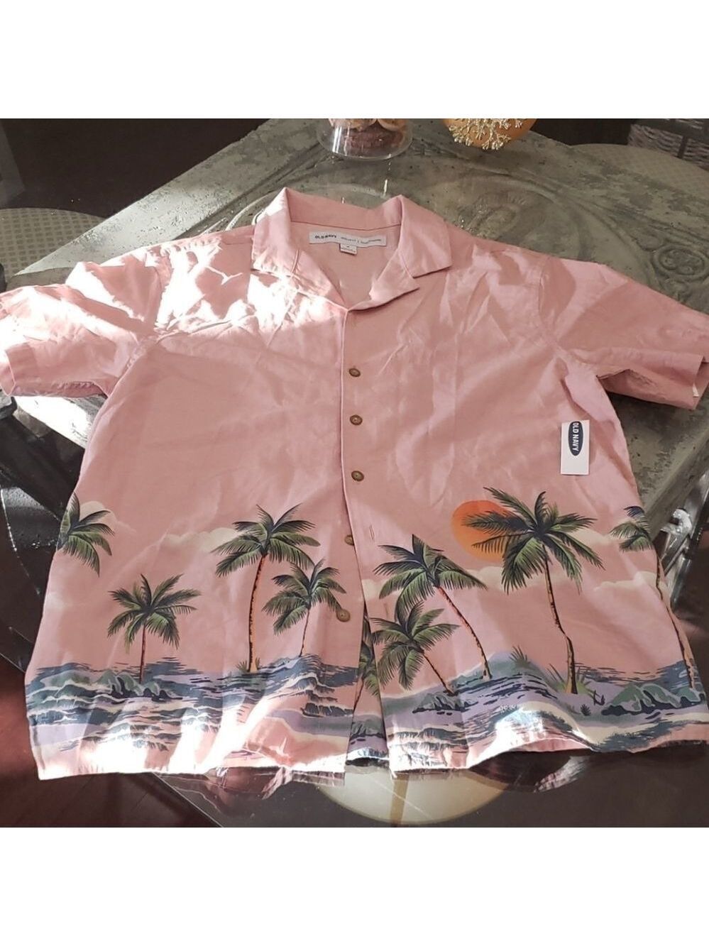 OLD Navy Summer Button Up Shirt